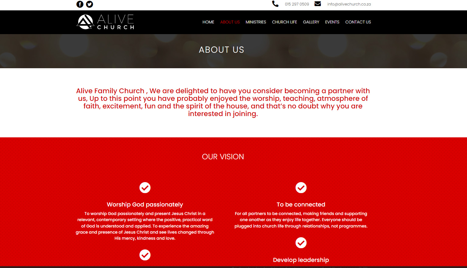 Alive Church Website