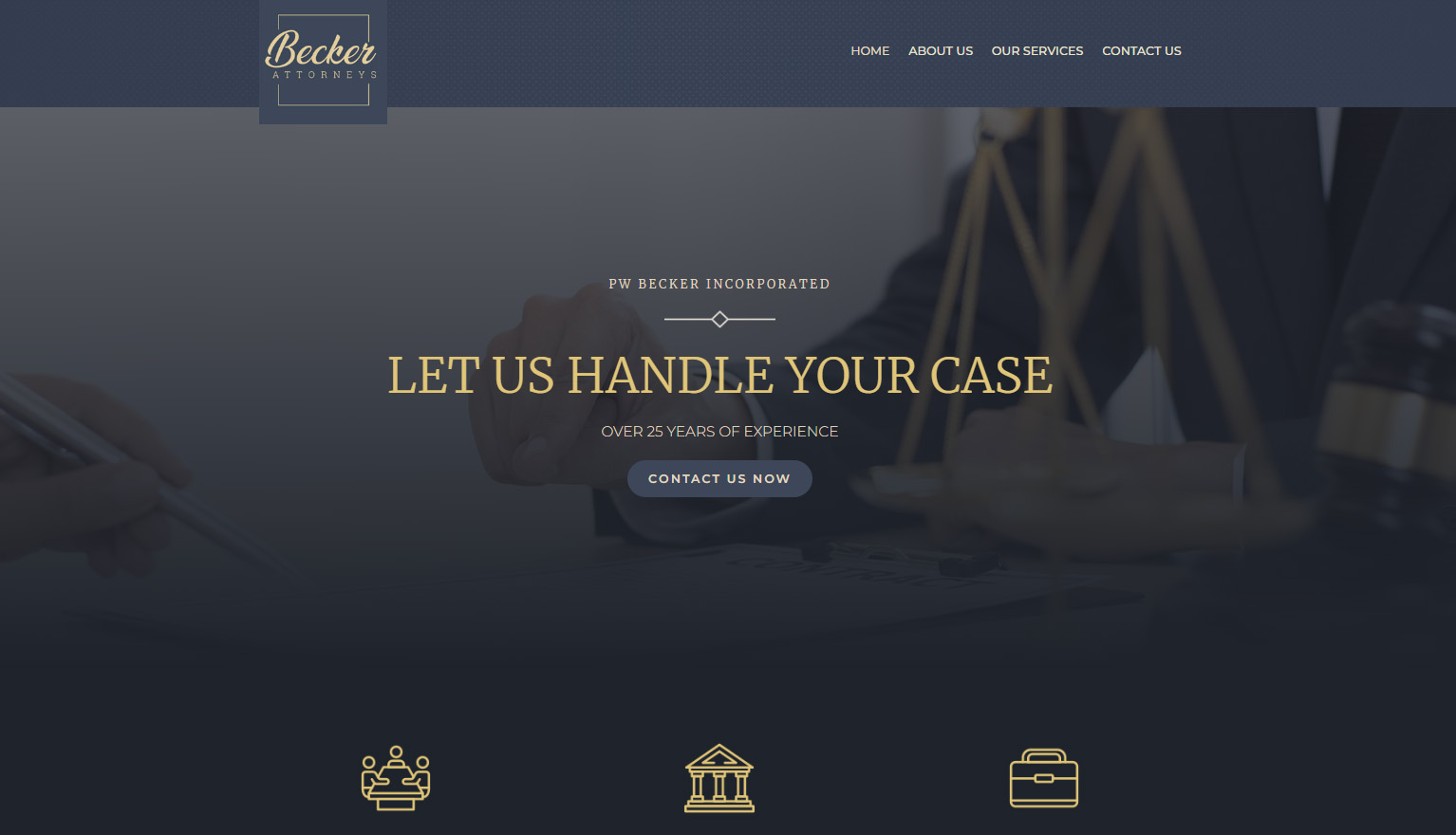 Becker Attorneys Website